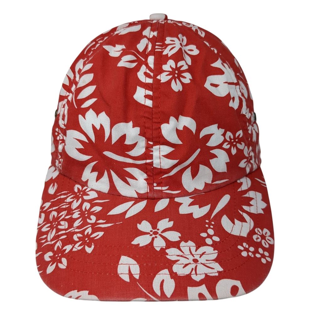 Ha Strapback Baseball Cap Multicolor One Size Adjustable Floral Print Blank